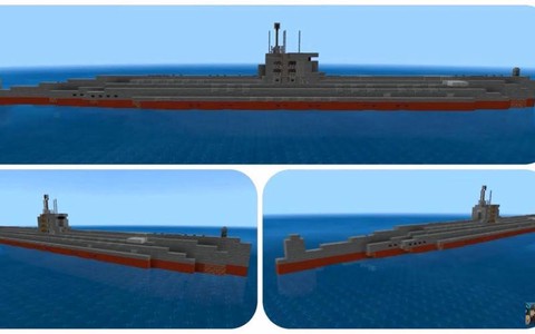 我的世界怎么做潜水艇