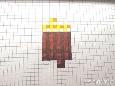 我的世界怎么做火把